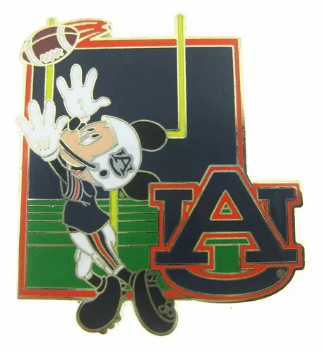 2011 Disney Football Mickey Auburn University Pin Rare