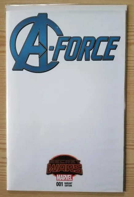 A-Force #1 - Blank Sketch Variant Cover - Marvel Comics Secret Wars SHE-HULK