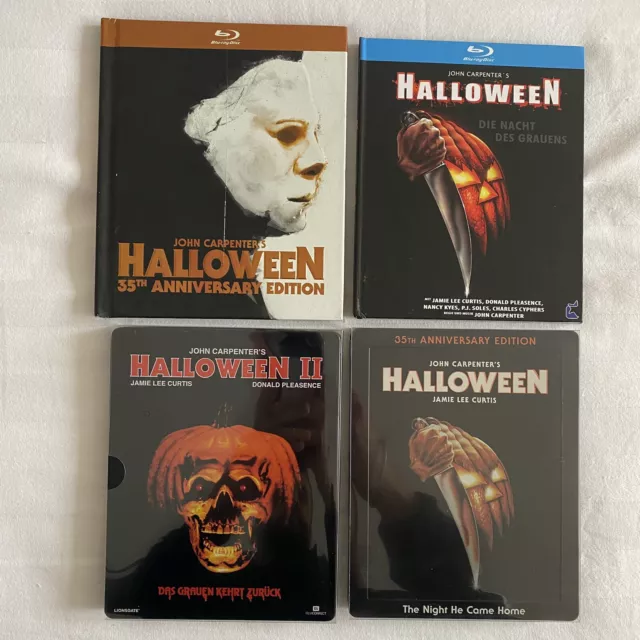 Halloween Steelbook & Digibook LOT - Blu Ray - Out Of Print - Not DVD, VHS, 4k