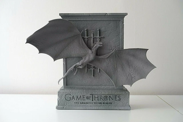 GAME OF THRONES - Saison 3 Édition Limitée Blu Ray Dragon Pack EUR 46