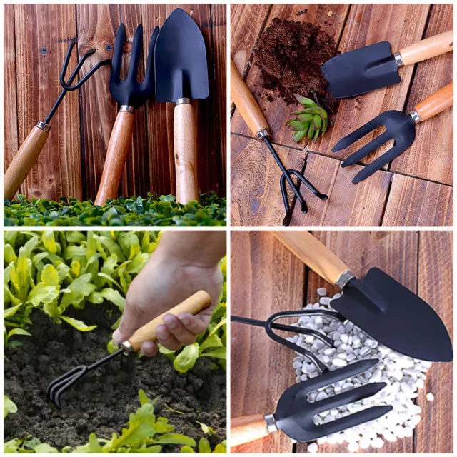 (Assorted Color)3PCS Garden Tool Set Mini Gardening Potted Tool Garden Hand DO