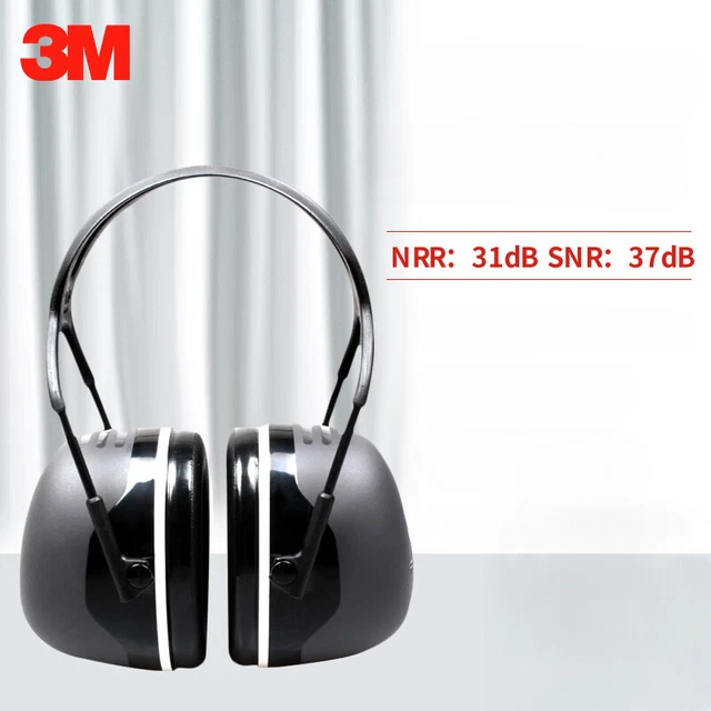 3M soundproof earmuffs X5A noise-reducing earmuffs Non-conductive headband 37db