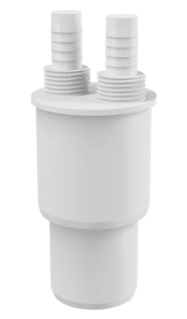 40/50 x 1/2" raccord tuyau Connexion plastique blanc réducteur