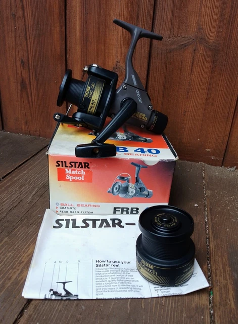 SILSTAR FRB 40 Rear Drag Fishing Reel Boxed + Spare Spool Mint Unused ...