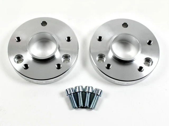 50757404SW - H&R 25mm DRA Series Bolt-On Wheel Spacers - Black - 74.1mm CB - F15 F16 F85 F86