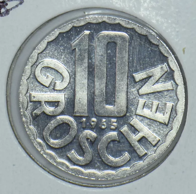 Austria 1965 10 Groschen Eagles animal 191570 combine shipping