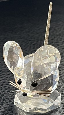 swarovski mouse with metal tail