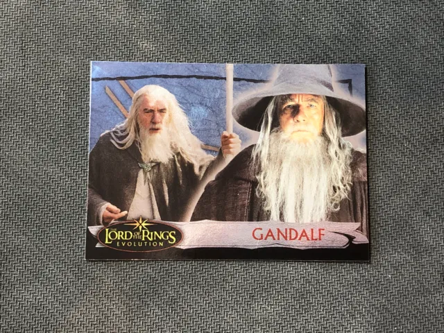 2006 Topps Lord Of The Rings Evolution Gandalf Rare Foil Insert #10-B