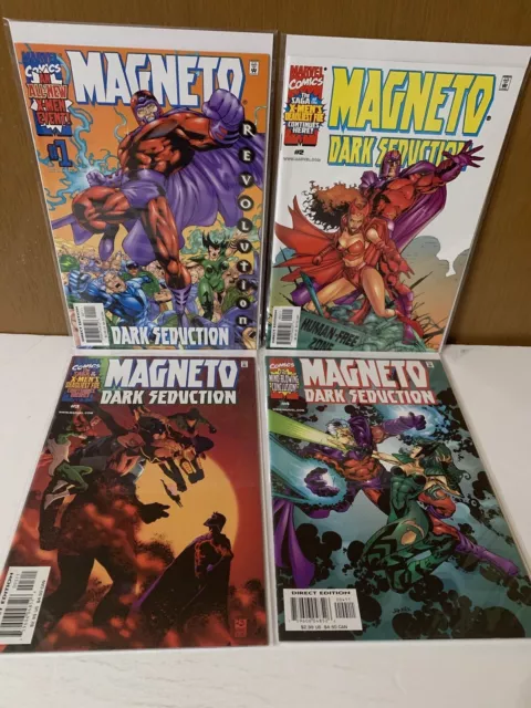 Magneto Dark Seduction 1-4 🔥2000 COMPLETE Set🔥Marvel Comics🔥NM
