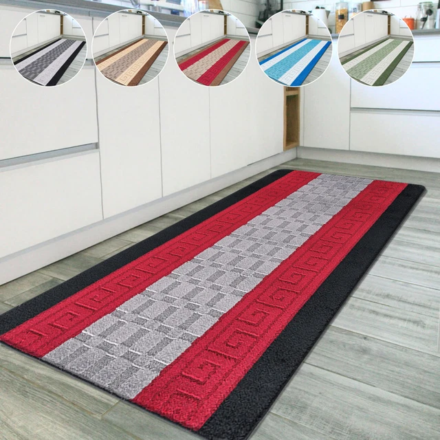 Alfombras antideslizantes para puerta pasillo corredor alfombra lavable alfombra cocina