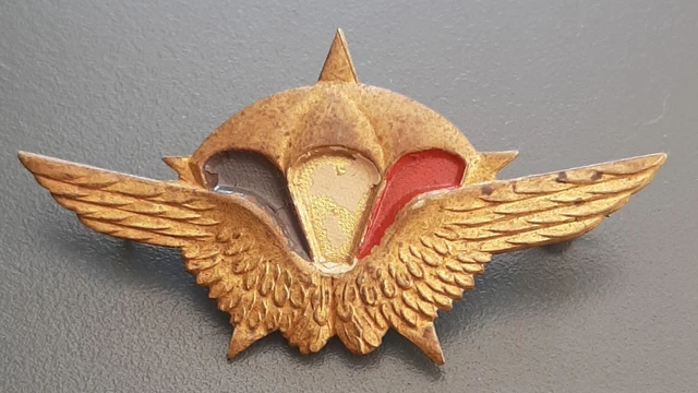 INSIGNE 1° RCP 1980s Régiment Chasseurs Parachutiste ORIGINAL Badge