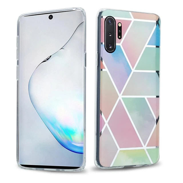 Case for Samsung Galaxy NOTE 10 PLUS Protection Phone Cover TPU Silicone Mosaic