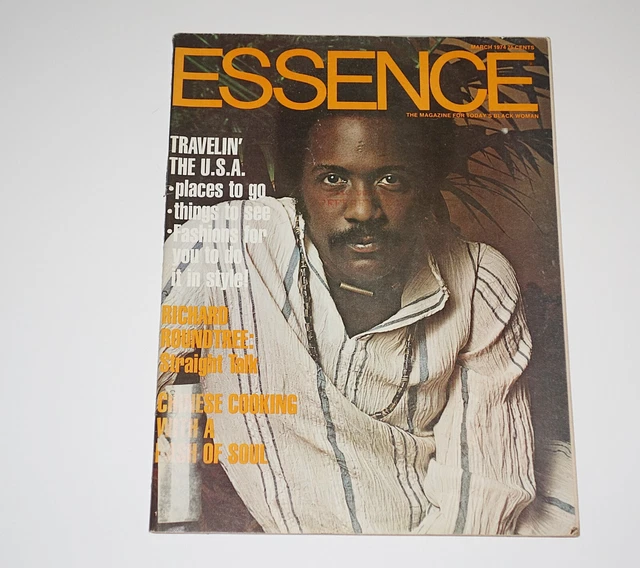 Vintage ESSENCE Magazine March 1974 Richard Roundtree Black Interest