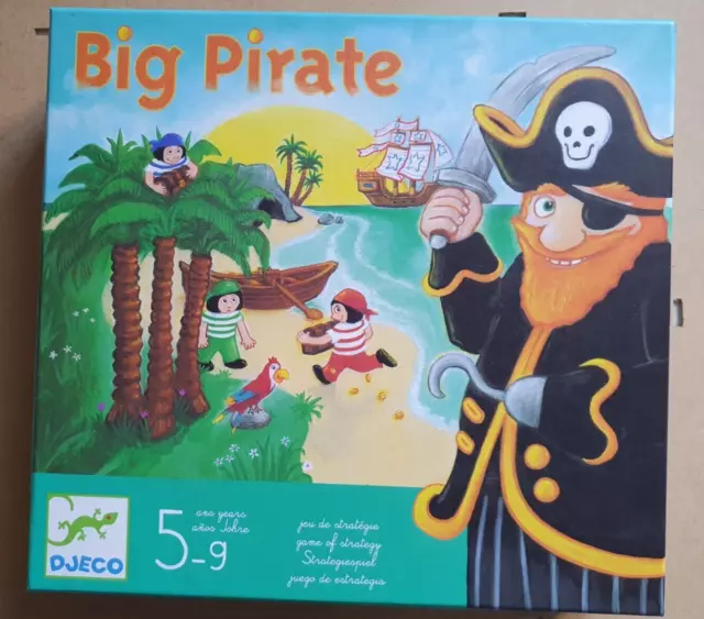 DJECO - Big Pirate -  Jeu de société plateau enfant à partir de 5 ans [kh-kids]