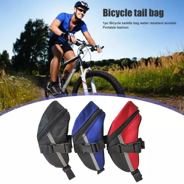 fr Bicycle Reflective Saddle Rear Tool Bags MTB Bike Cycle Seatpost Seat Tail Ba