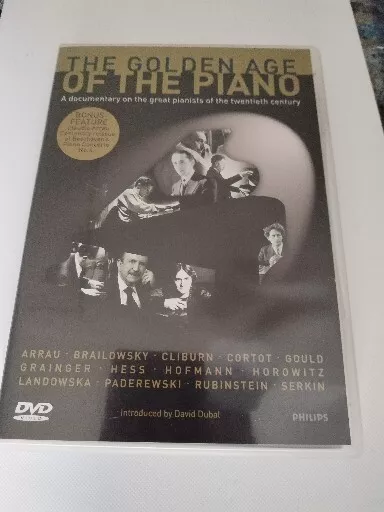 The Golden Age of the Piano DVD (2003) David Dubal cert E