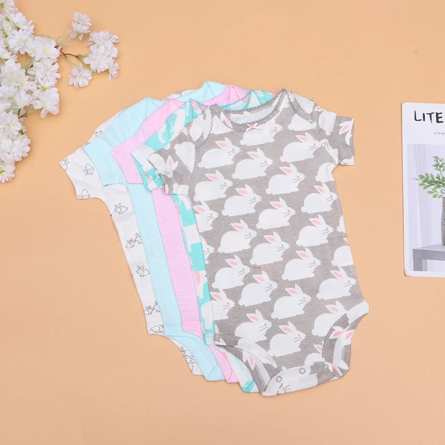 5 pz tuta estiva bambino neonato pantaloni monopezzo bambina bambino