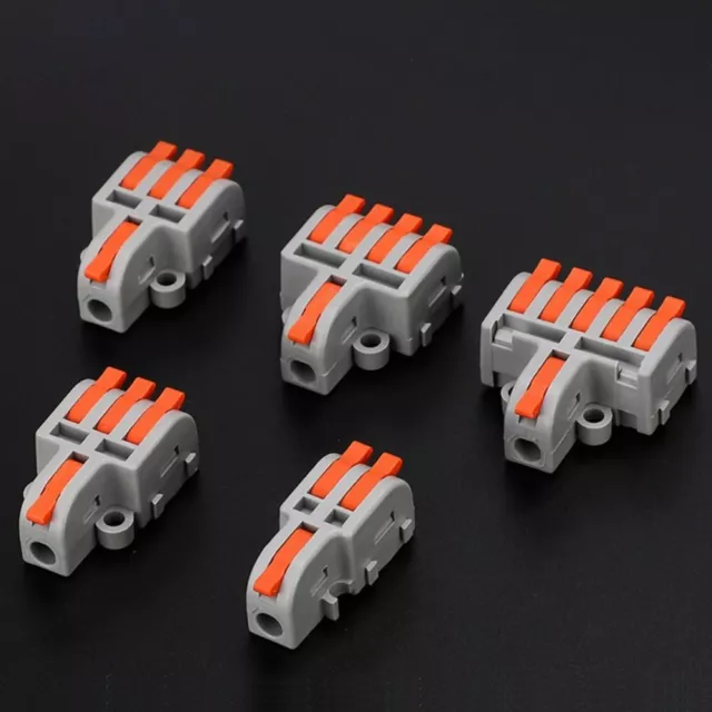 Compact Wire Connector Mini Push-in Terminal Blocks  Electrical