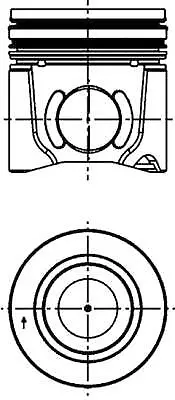 Pistón KOLBENSCHMIDT 41077600 para DAEWOO, IRISBUS,IVECO