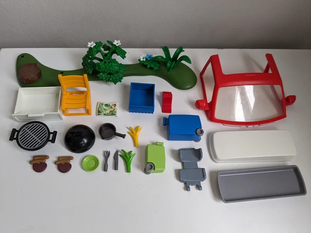 Playmobil car and caravan on sale set