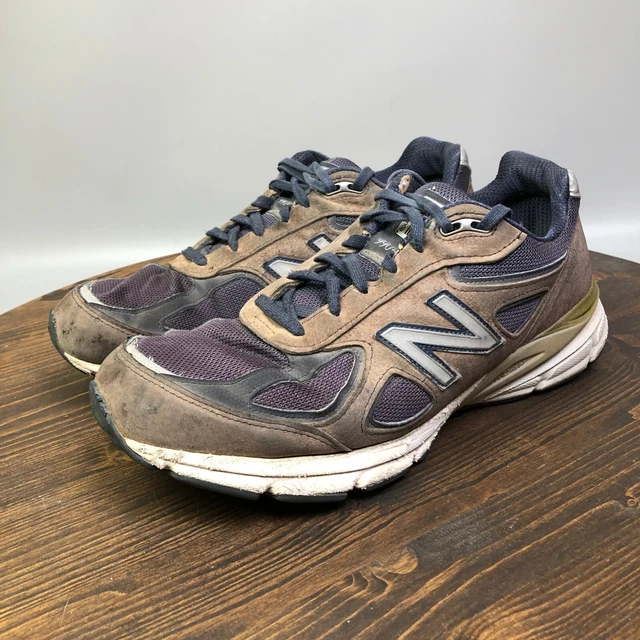 NEW BALANCE 990 V4 Mens Size 11 4E Brown Suede Athletic Running