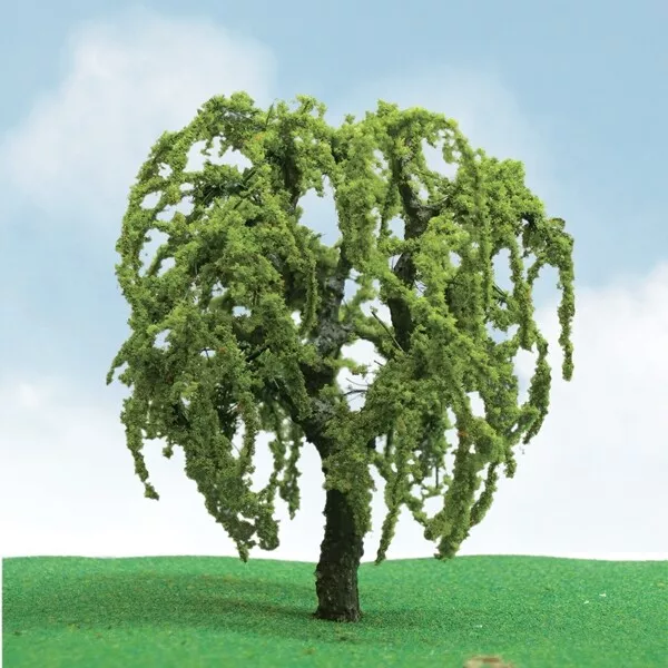 JTT HO Pro-Elite Series Tree Willow 3 to 3-1/2in 7.6 to 8.9cm Tall pkg(2) 92302