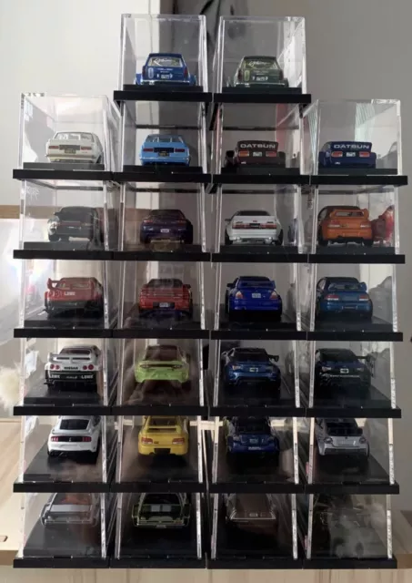 Hot Wheels 1:64 Diecast Model Custom Made Acrylic Display Case 'Not Include Car' 2