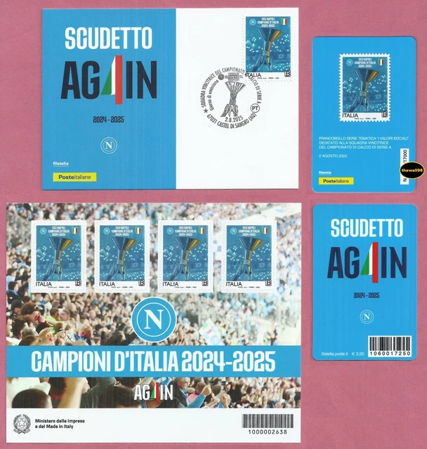 Gazzetta Dello Sport 24/5/2025 – SSC Napoli Champion D'Italie 2024/25 – Scudetto N°4