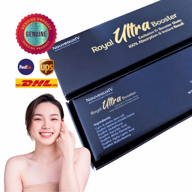 royal booster skin glutathione ROYAL ULTRA BOOSTER Skin Whitening For Full Body With Vitamin C Instant Absorbs $222.21