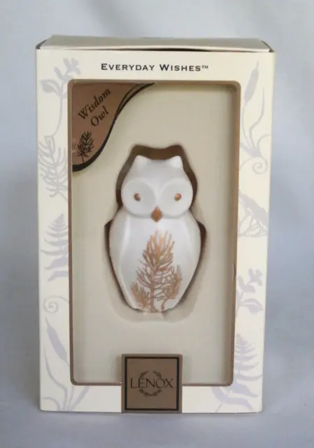 Lenox "Everyday Wishes Wisdom Owl" in Original Box