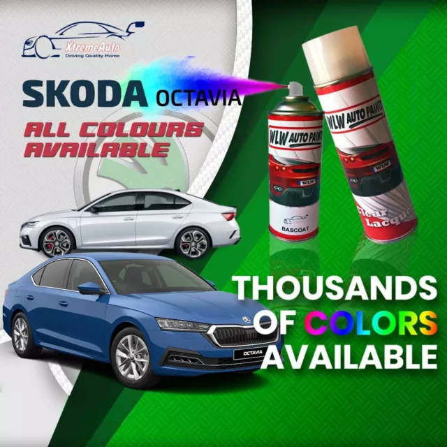 Skoda Octavia 2020 - Present Premium Stone Chip Aerosol Spray Paint All Colours