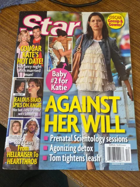 Vintage Star Tabloid Magazine - March 22, 2010 - Katie Holmes