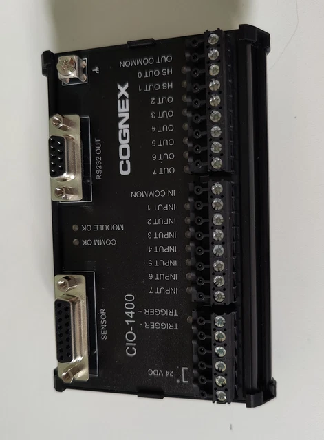 Module 1400 IN-SIGHT MODEL 1400 I/O Expansion Module Overview COGNEX CIO-1400 £150. ...