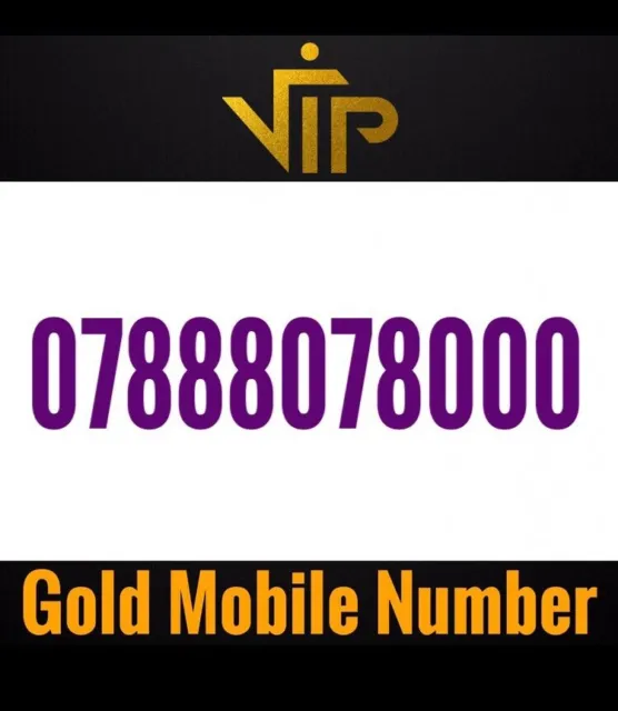 Sim Card Gold Vip Business Easy Numero Mobile