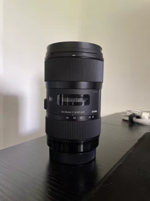 Sigma 18-35mm DC HSM Art Lens f1.8 for Canon EF