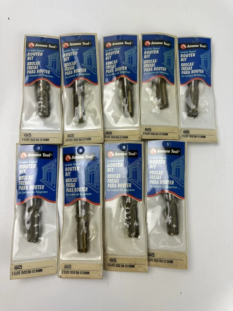 9 Amana 45425 Carbide Tipped Undersized Plywood Dado 15/32 x 1-1/4 Router Bit