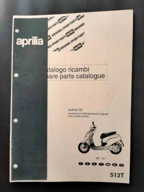 Catalogo parti di ricambio Aprilia Gulliver