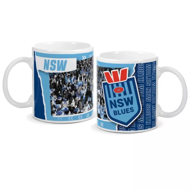 NRL NSW New South Wales Blues Logo Coffee Mug Cup Easter Gifts
