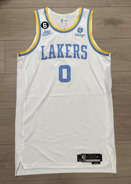 LAKERS TEAM ISSUED Russell Westbrook Size 50+6 Pro Cut Jersey HWC ...
