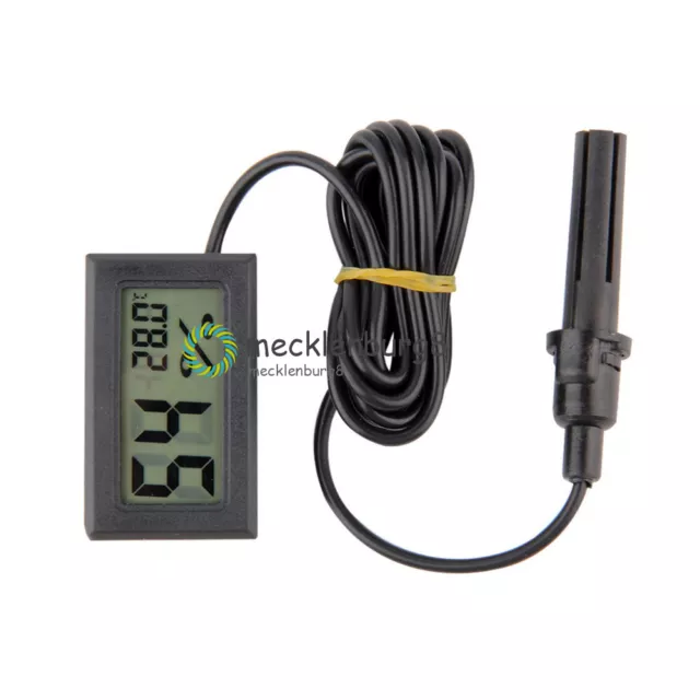 LCD Thermometer Temperatur Messer Geräte Tester Anzeiger -50°bis 70° Sensor