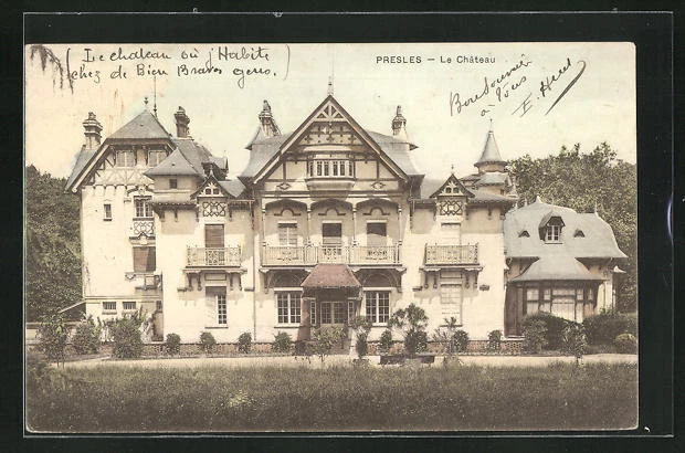 CPA Presles, Le Château