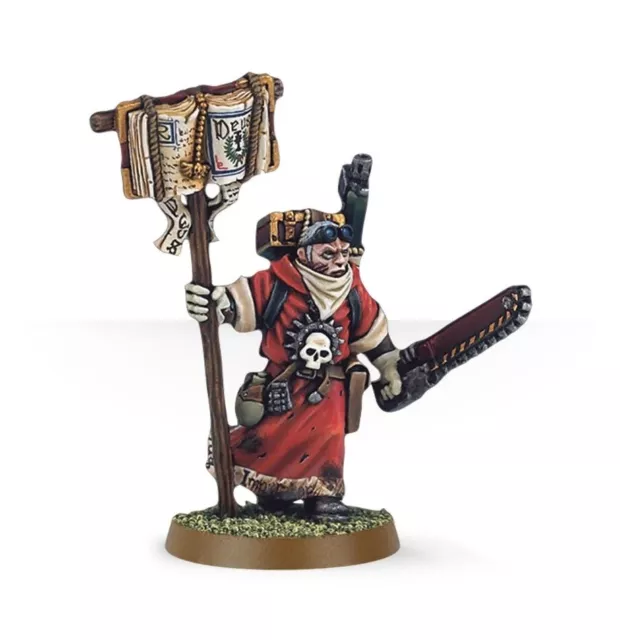 Warhammer 40K - Hexenjäger / Inquisition - Missionary with Chainsword - NEU