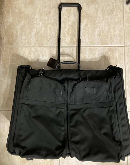 Tumi Alpha Ballistic Nylon 2 Wheeled Rolling 24” Garment Bag Black suitcase bag