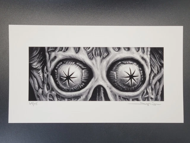 Jason Edmiston EWAF They Live Eyes Without a Face Print /75