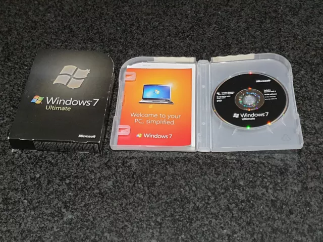 Microsoft Windows 7 Ultimate DVD software 64 bit