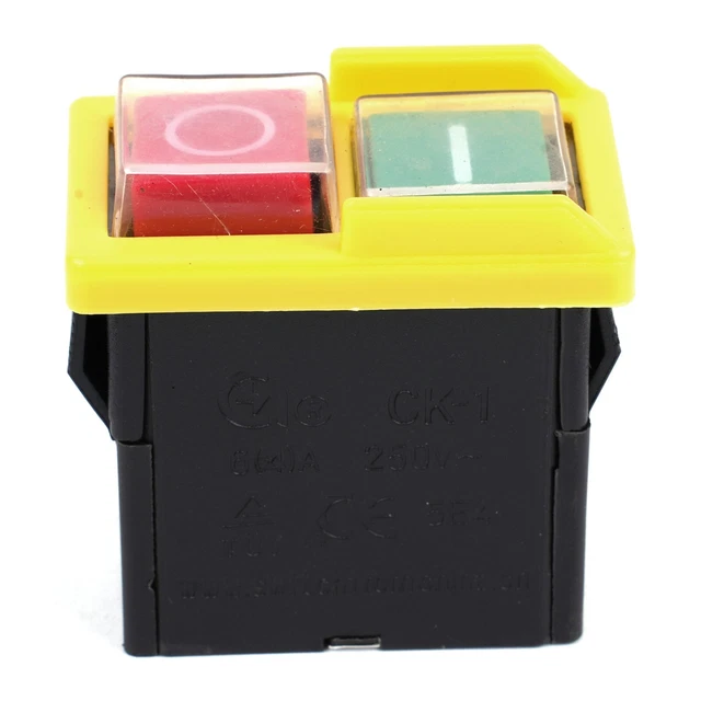 MAGNETIC PUSH BUTTON Safety Switch On Off Switches Waterproof 1 Pcs AC ...