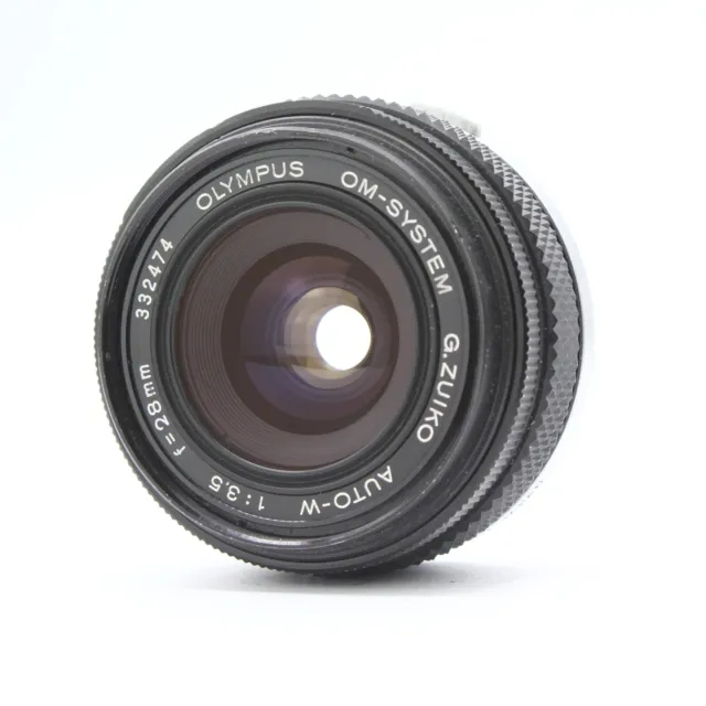 [Lire] Olympus OM G.Zuiko Auto-W 28mm f/3.5 Lens N°332474 - Fungus