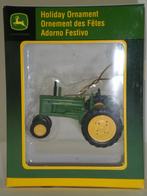 John Deere Model B Tractor Ornament ~ Made by Enesco ~ 2.5" L x 1.5" H x 1.5" W
