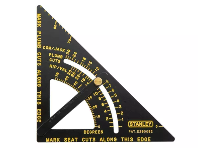 Stanley Adjustable Quick Roofing Square 170mm 6.3/4" 46-053 STA46053