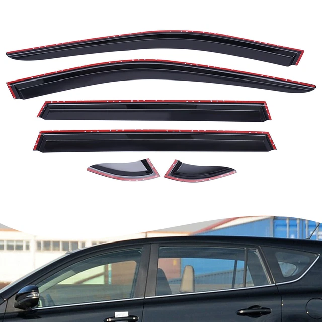 For 2019-2022 Toyota RAV4 Window Visors Rain Guards Vent Shade Wind Deflector